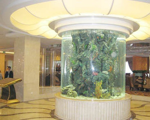 酒店鱼缸建设