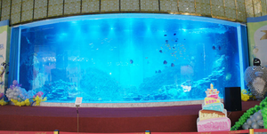   深圳科技馆水族工程造景是深圳地区最大的水族造景工程，诚信鱼悦采用最新颖的设计风格，结合场馆的特点，设计出别具一格的水族工程。

